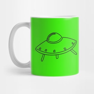 Space craft, Alien UFO Mug